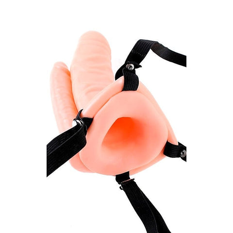 Fetish Fantasy 6 Inch Vibrating Double Penetrator - Strap On Sextoys