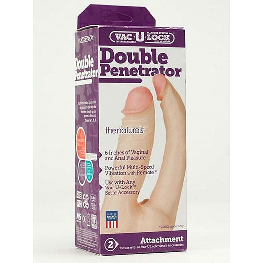 Double Penetrator The Naturals by Doc Johnson - Strap On Sextoys