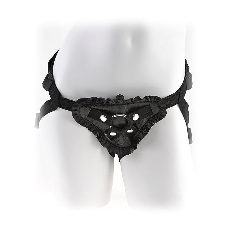 Fetish Fantasy Leather Lovers Strap On Harness - Strap On Sextoys