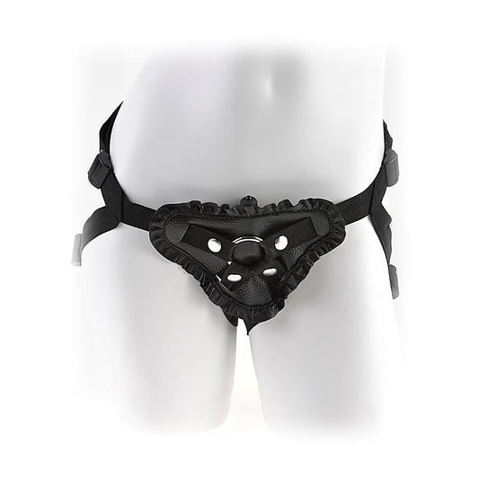 Fetish Fantasy Leather Lovers Strap On Harness - Strap On Sextoys
