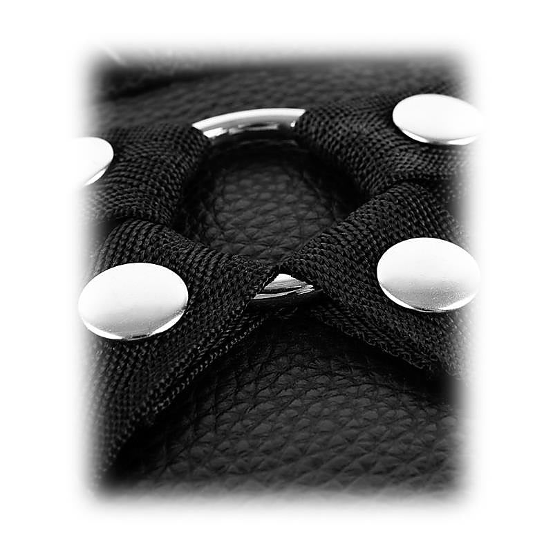 Fetish Fantasy Leather Lovers Strap On Harness - Strap On Sextoys