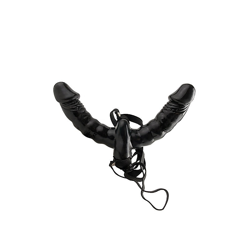Fetish Fantasy Vibrating Double Delight Strap-On - Strap On Sextoys