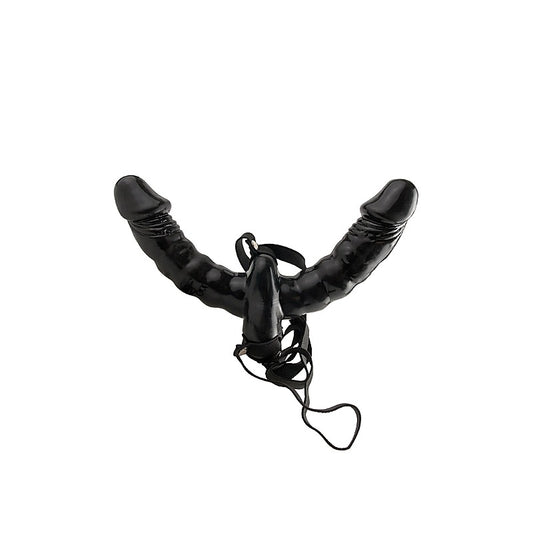 Fetish Fantasy Vibrating Double Delight Strap-On - Strap On Sextoys