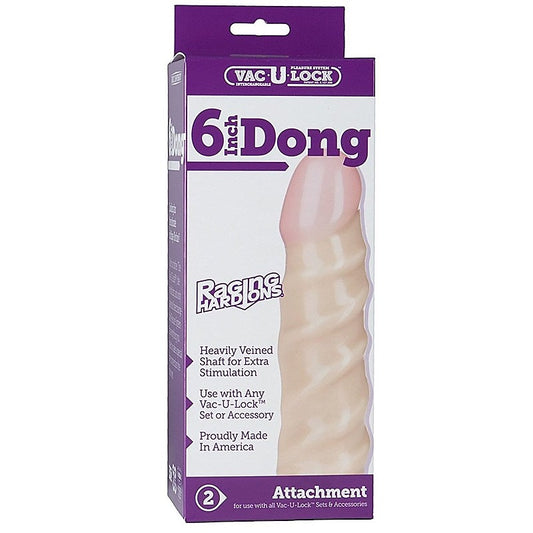 Vac U Lock Raging Hard On Dong by Doc Johnson - Realistic Dildos