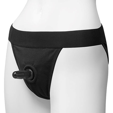 Vac-U-Lock Panty Harness Plug Full Back by Doc Johnson - Strap On Sextoys