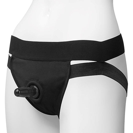Vac-U-Lock Panty Harness Plug Dual Strap by Doc Johnson - Strap On Sextoys