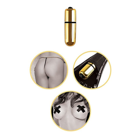 Fetish Fantasy Gold Vibrating Strap-On Dildo Set - Strap On Sextoys