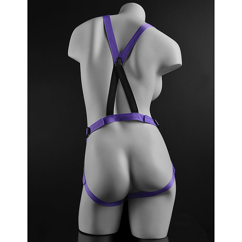 Dillio 7 Inch Strap-On Suspender Harness Set - Strap On Sextoys