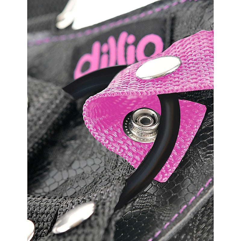 Dillio 7 Inch Strap-On Suspender Harness Set - Strap On Sextoys