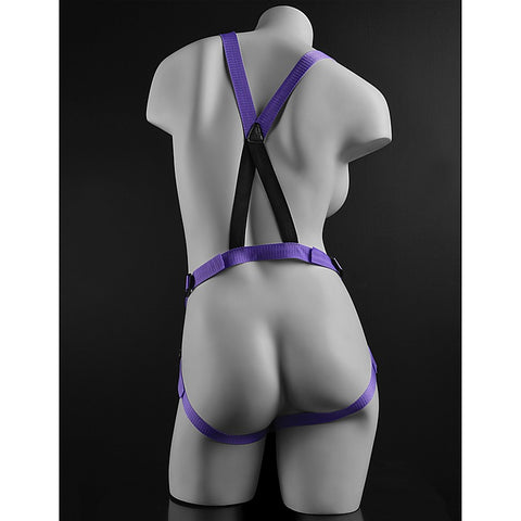 Dillio 7 Inch Strap-On Suspender Harness Set - Strap On Sextoys
