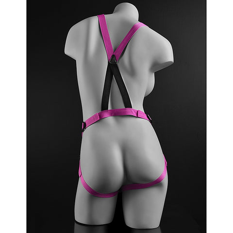 Dillio 7 Inch Strap-On Suspender Harness Set - Strap On Sextoys
