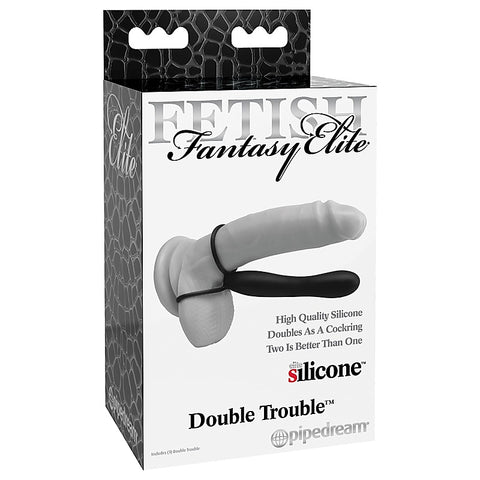 Fetish Fantasy Elite Double Trouble Dildo - Strap On Sextoys