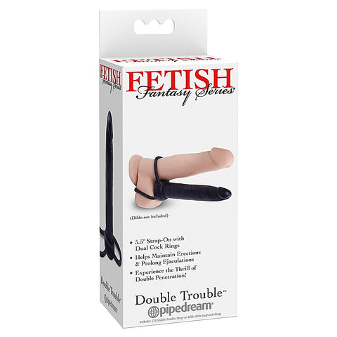 Fetish Fantasy Double Trouble Strap-On Dildo - Strap On Sextoys
