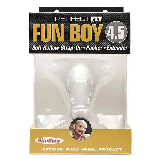Fun Boy 4.5 Inch Soft Hollow Strap-On by Perfect Fit - Butt Plugs