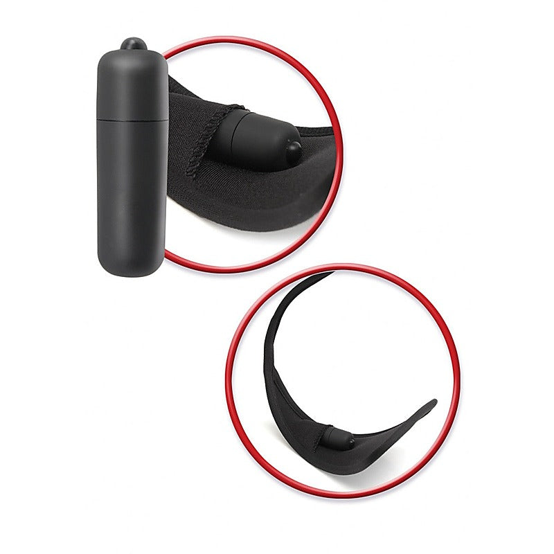 Fetish Fantasy Plus-Size Vibrating Strapless Thong - Strap On Sextoys