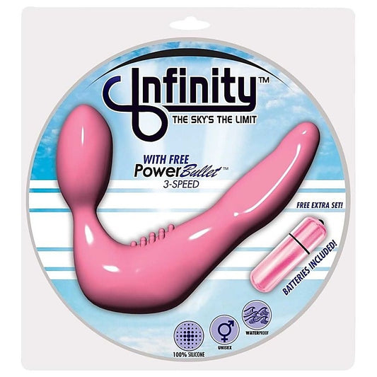 Infinity Strapless Strap-On Pink by BMS Factory - Strap On Sextoys