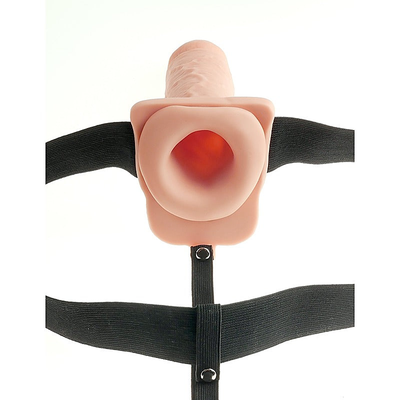 Fetish Fantasy 11 Inch Rechargeable Hollow Strap-On - Realistic Dildos