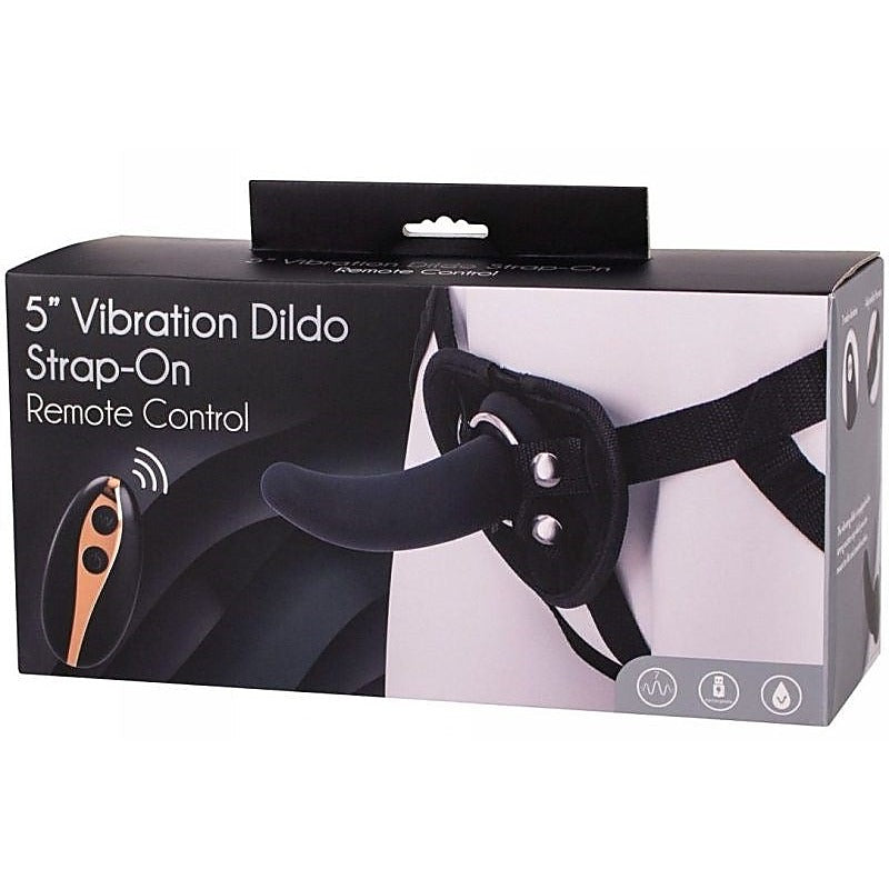 Vibration Dildo Strap-On with Remote Control - Strap On Sextoys
