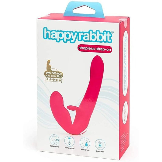Strapless Strap-On Rabbit Vibe by Love Honey - Rabbit Vibrators