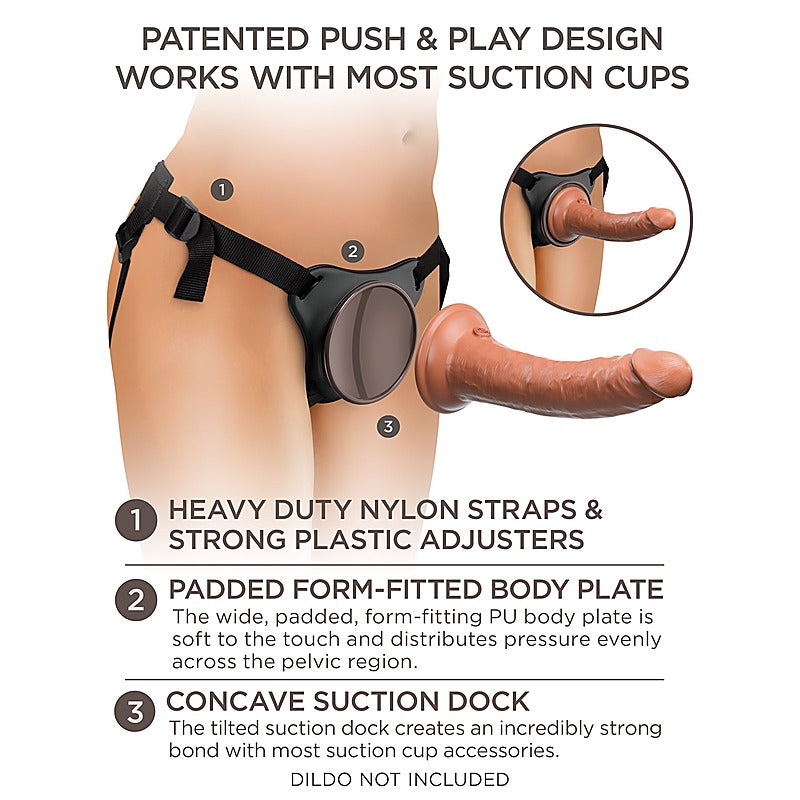 King Cock Elite Comfy Body-Dock Strap-On Harness - Strap On Sextoys