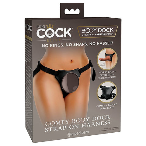 King Cock Elite Comfy Body-Dock Strap-On Harness - Strap On Sextoys