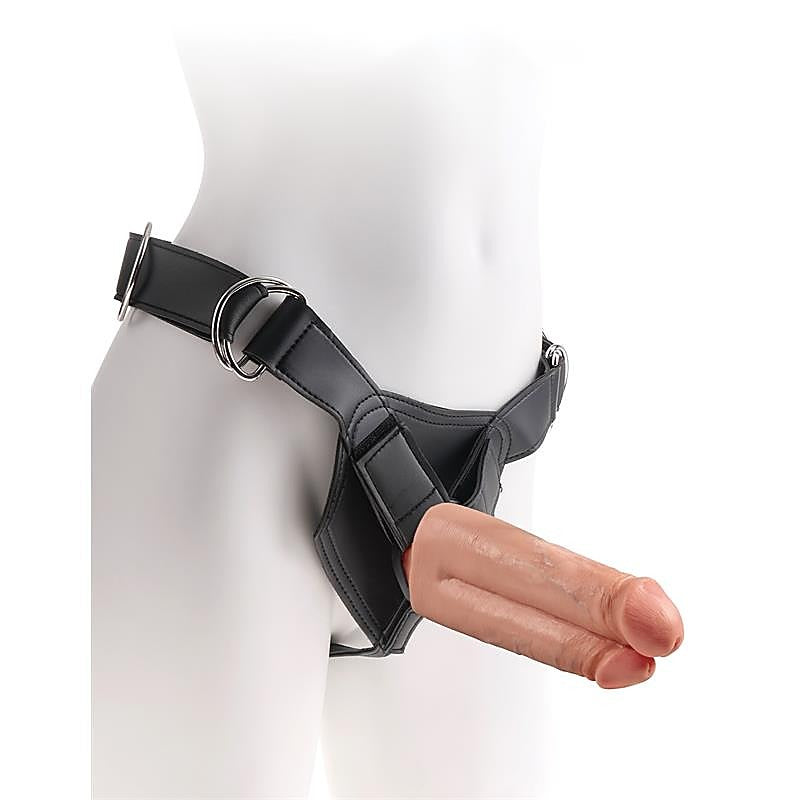 King Cock Strap-On Two Cocks One Hole by Pipedream Products - Strap On Sextoys