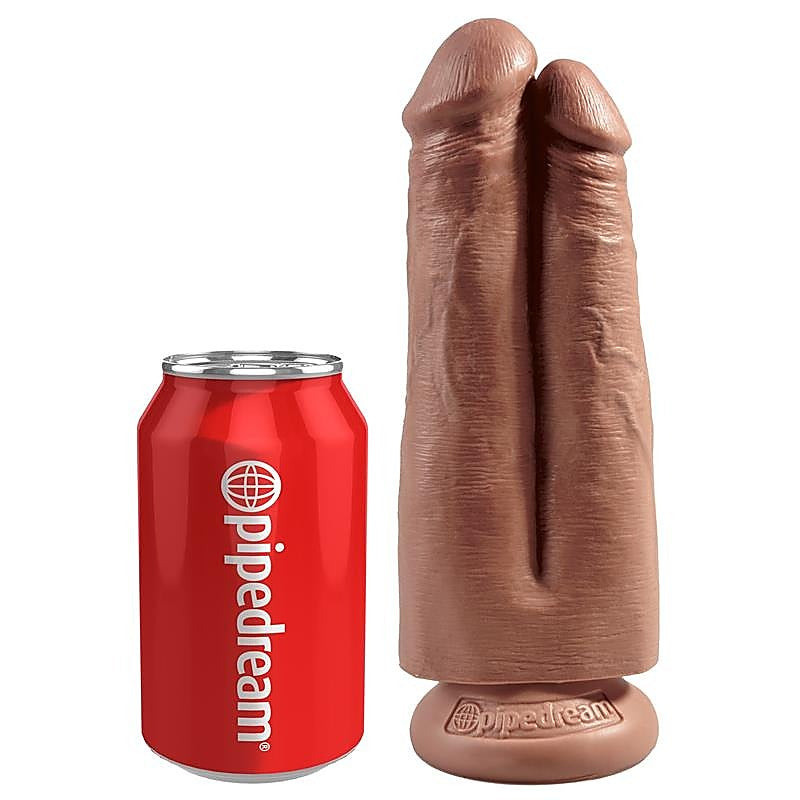 King Cock Strap-On Two Cocks One Hole by Pipedream Products - Strap On Sextoys