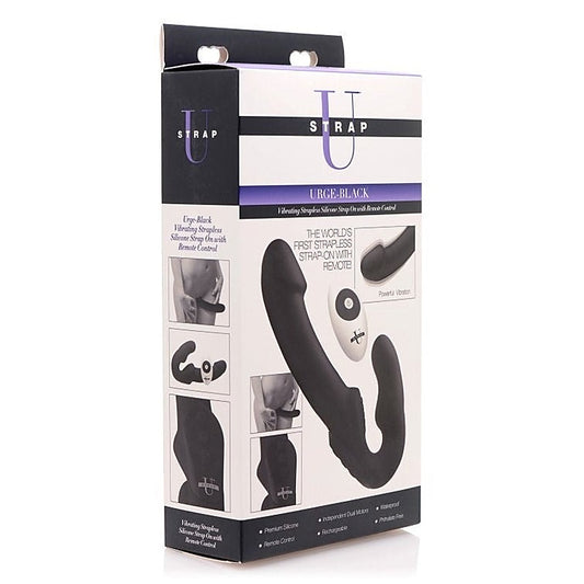 Urge Strapless Strap On With Remote by XR Brands - Strap On Sextoys