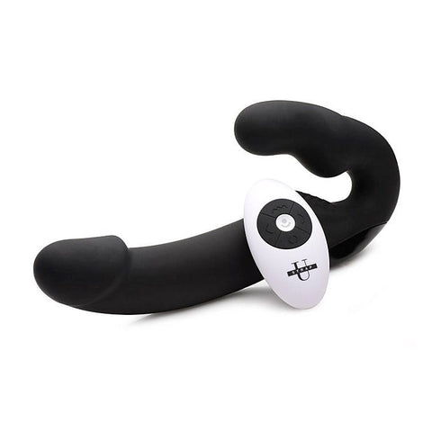 Urge Strapless Strap On With Remote by XR Brands - Strap On Sextoys