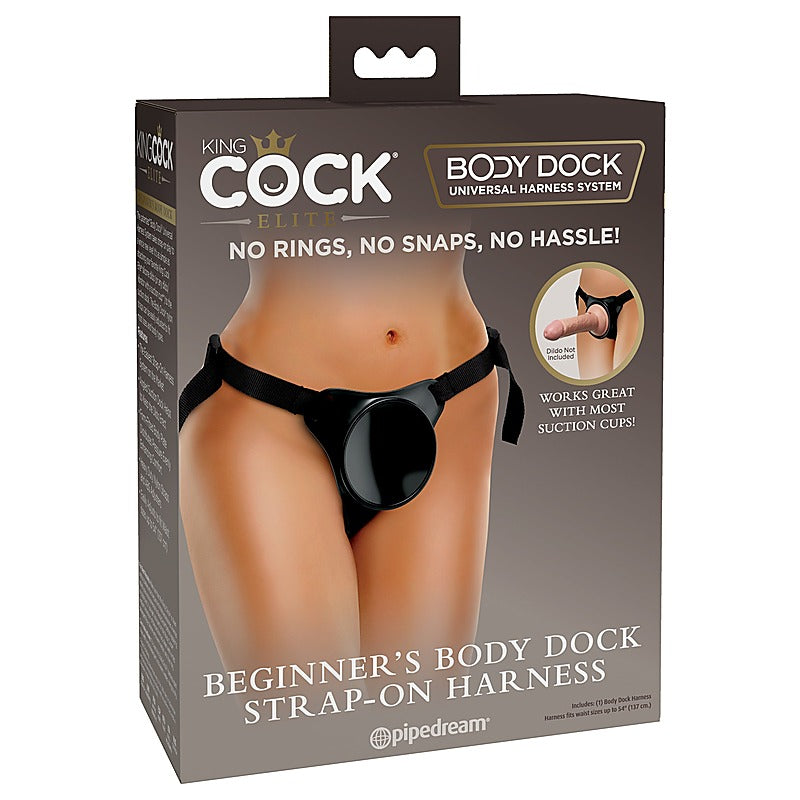 King Cock Elite Beginner Body-Dock Strap-On Harness - Strap On Sextoys