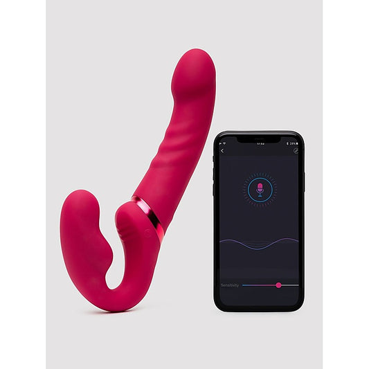 Lapis Flexible Vibrating Strapless Strap On by Lovense - Remote Control Vibrators