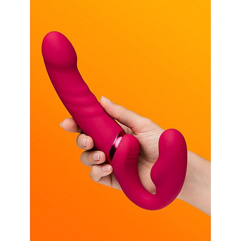 Lapis Flexible Vibrating Strapless Strap On by Lovense - Remote Control Vibrators