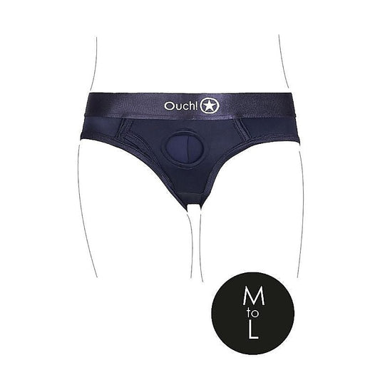 Electro-Pulse Strap-on High-Cut Brief by Shots Toys - Strap On Sextoys