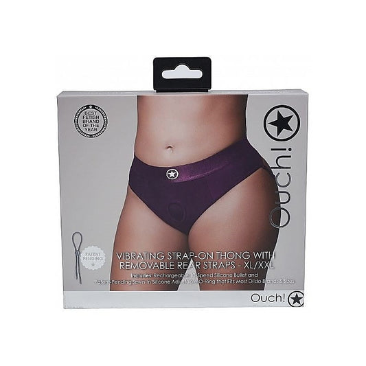 Ouch! Intimate Pleasure Strap-on Thong by Shots Toys - Strap On Sextoys