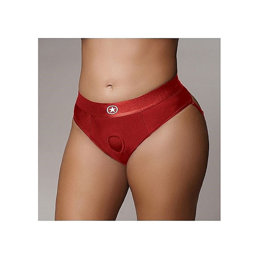 Ouch! Electrifying Strap-on Thong by Shots Toys - Strap On Sextoys