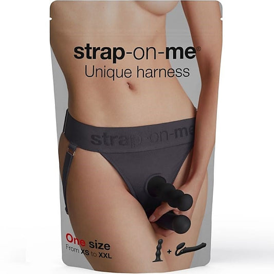 Dual-Ring Harness by Strap-On-Me - Realistic Dildos