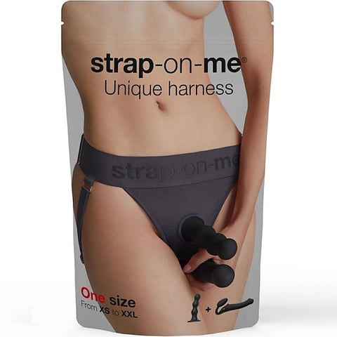 Dual-Ring Harness by Strap-On-Me - Realistic Dildos