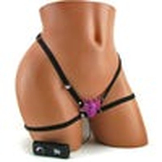 Micro Butterfly Stimulator Strap-On by Seven Creations - Strap On Sextoys