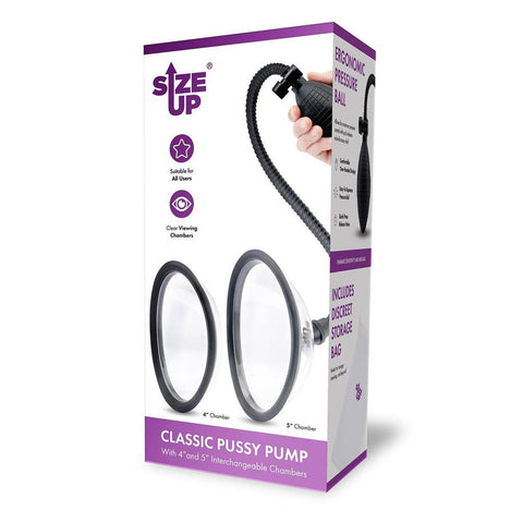 Xgen Size Up Dual Chamber Classic Intimate Pump - Pussy And Clit Toys