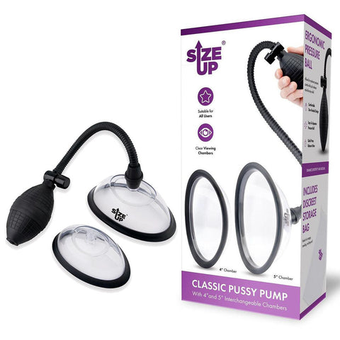 Xgen Size Up Dual Chamber Classic Intimate Pump - Pussy And Clit Toys