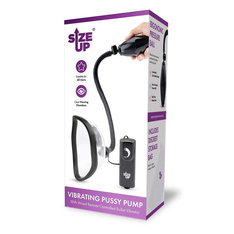 Xgen Size Up Womens Rechargeable Vibrating Intimate Pump - Pussy And Clit Toys