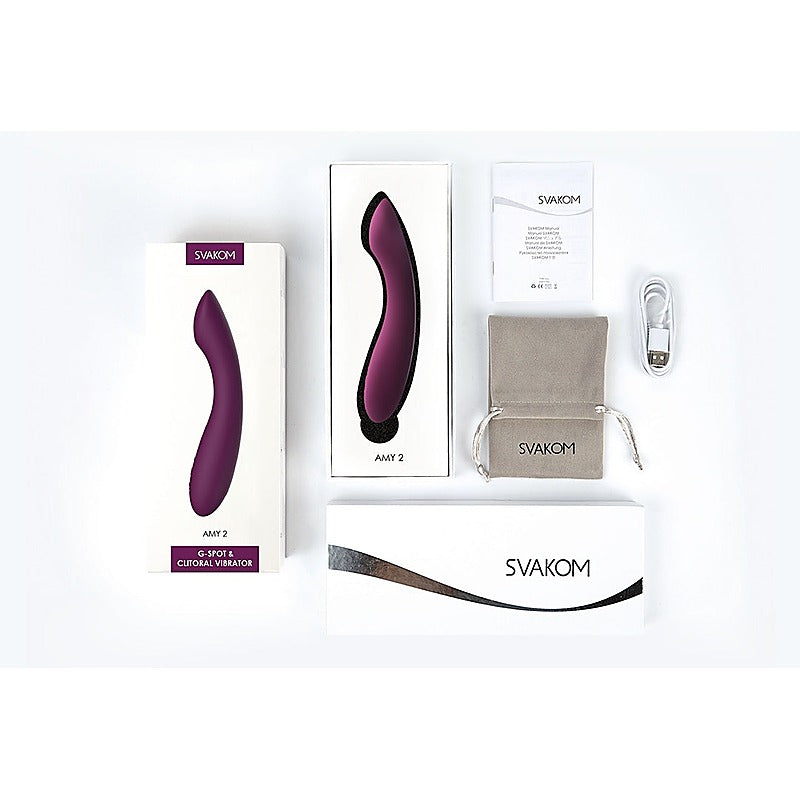Amy 2 Flexible G-Spot Vibrator by Svakom - G-Spot Vibrators
