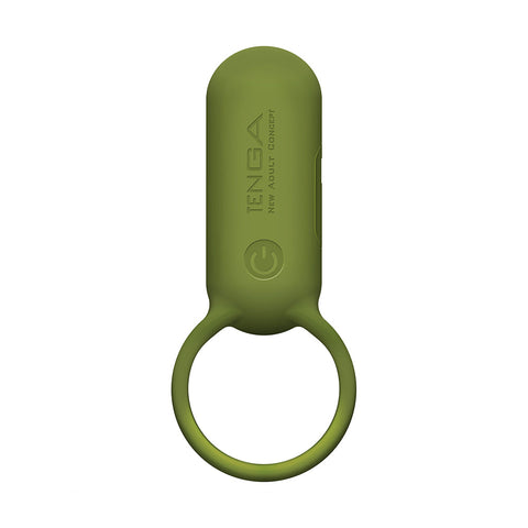 Tenga Svr Waterproof Vibrating Penis Ring with Upright Clitoral Stimulator - Vibrating Cock Rings