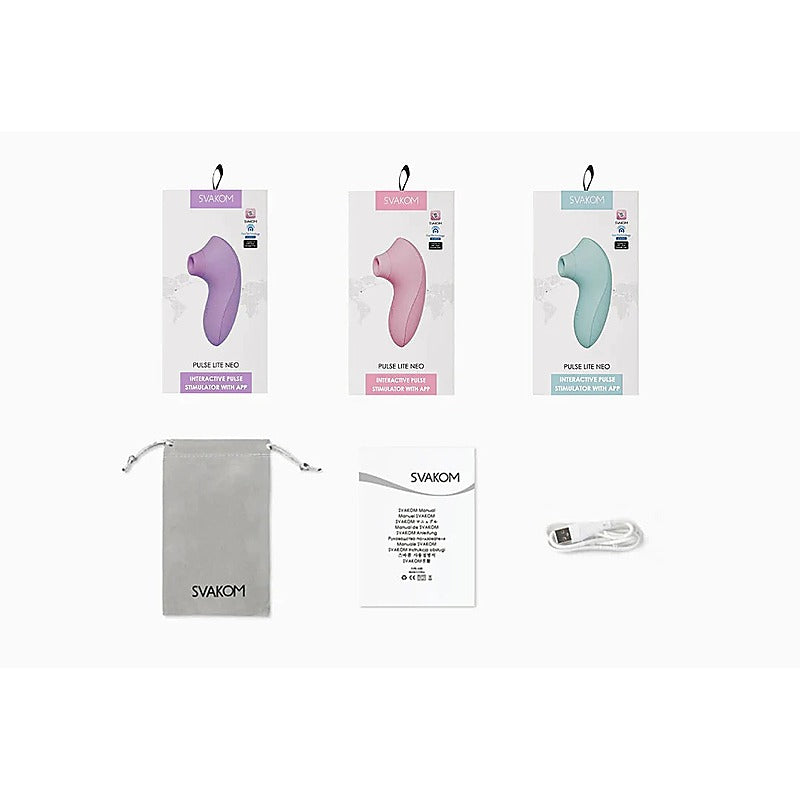 Pulse Lite Neo Interactive Clit Stimulator by Svakom - Clit Ticklers and Pulsators