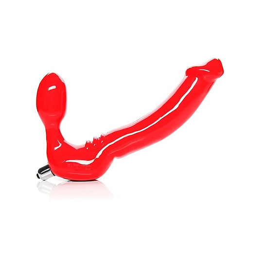 Feeldoe More Red Vibrating Strap-On by Tantus - Strap On Sextoys