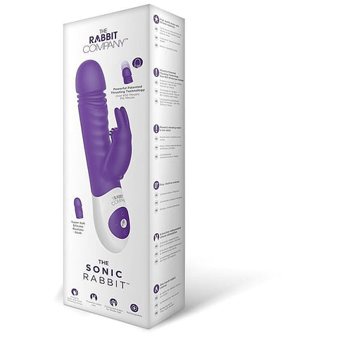 The Sonic G-Spot Rabbit Massager by The Rabbit Company - Rabbit Vibrators