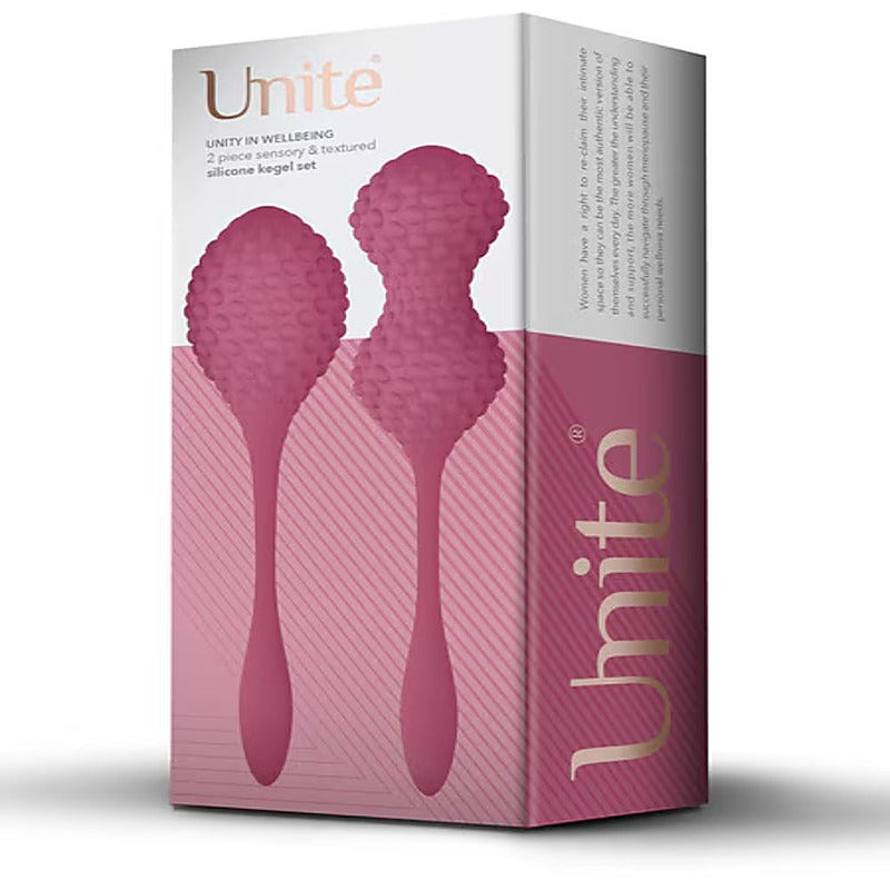 2 Piece Sensory Silicone Kegel Exerciser Set by Rocks Off - Love Eggs and Kegel Exercisers