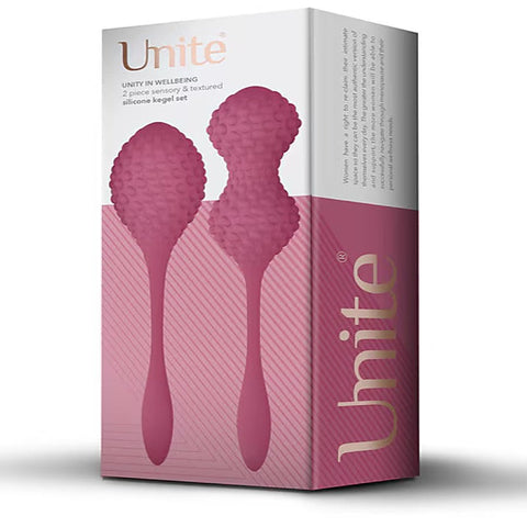 2 Piece Sensory Silicone Kegel Exerciser Set by Rocks Off - Love Eggs and Kegel Exercisers