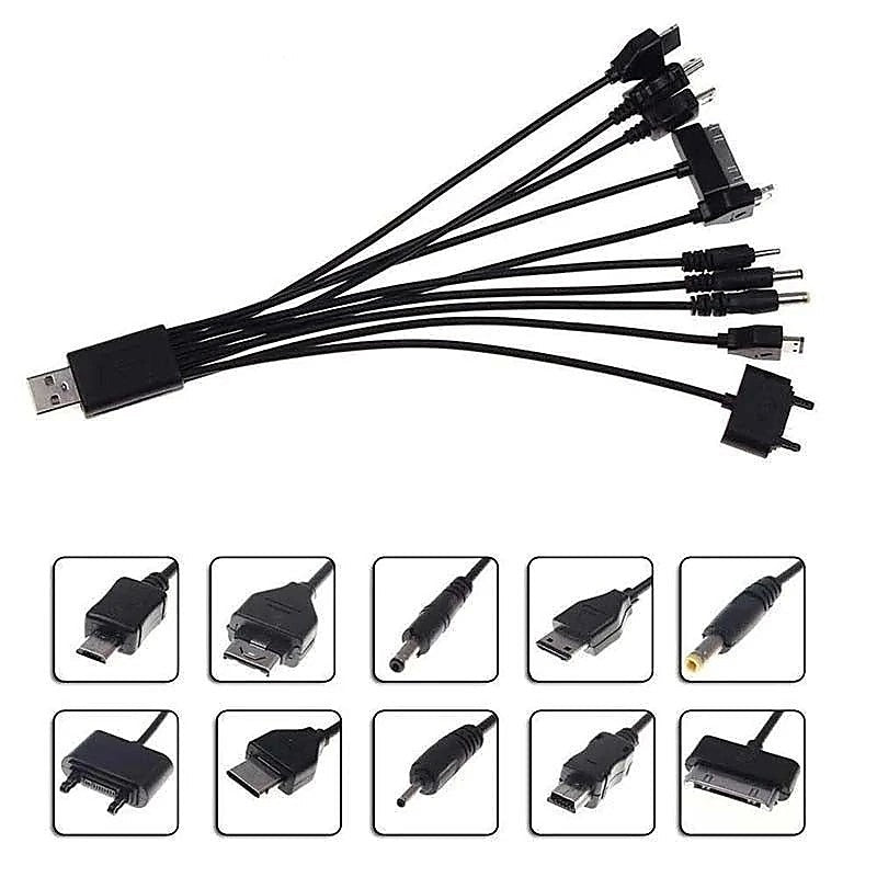 Premium USB Multiple Cable Charger by BDStyle - Vibrator Accessories