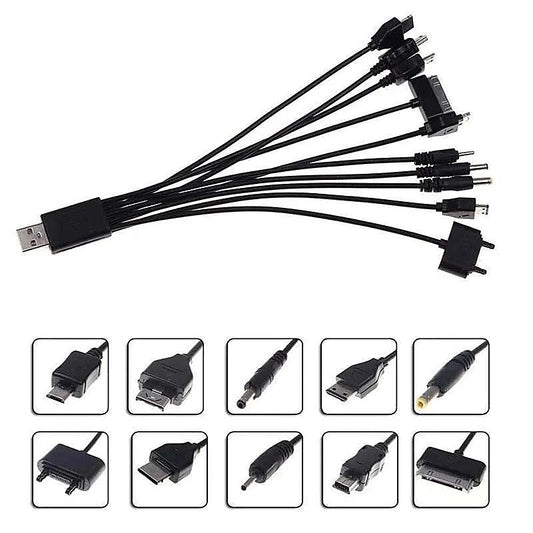 USB Multiple Cable Charger by BDStyle - Vibrator Accessories